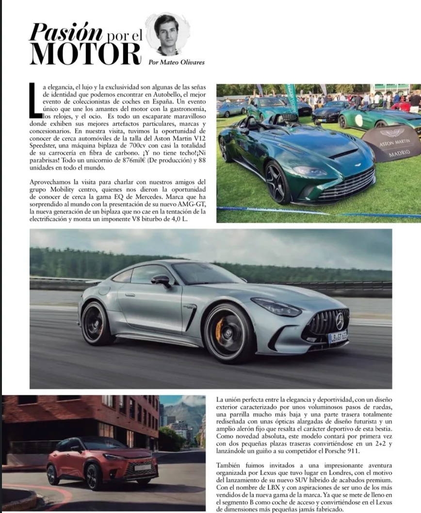 GQ × Mateo Olivares — Pasión por el Motor
